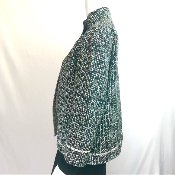 Luxury Lida Baday Patterned Blazer 10 Gossip Girl Retired Collection Retro - Picture 6 of 8